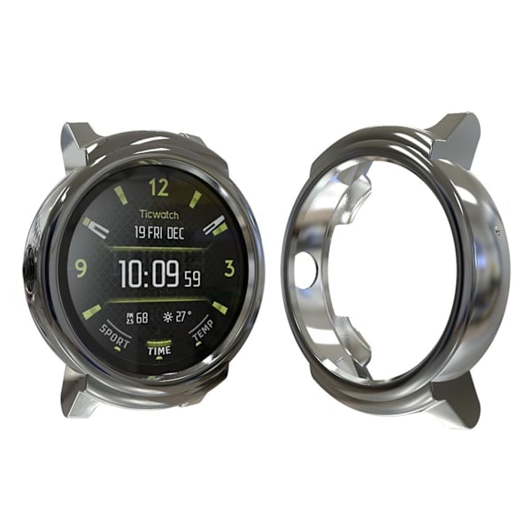 Ticwatch E galvanointi tapauksessa - Harmaa Silver grey