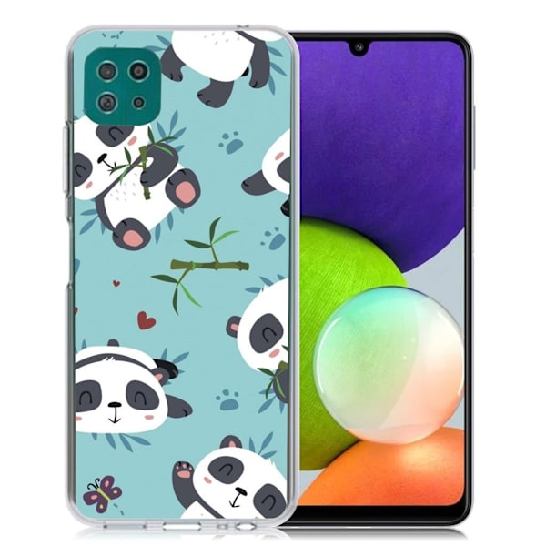 Deco Samsung Galaxy A22 5G Etui - Panda White