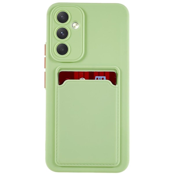 Samsung Galaxy A54 skal med korthållare - Grön Grön