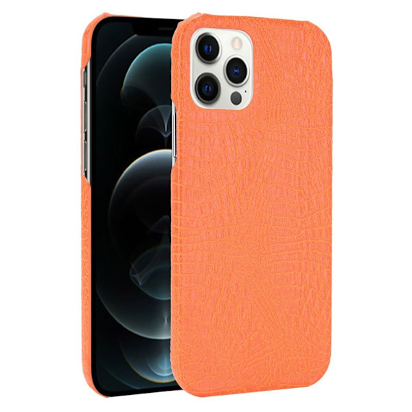 Croco etui - iPhone 12 Pro Max - Orange Orange