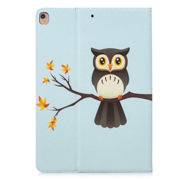 iPad 10.2 (2019) stylish pattern leather flip case - Owl multifärg