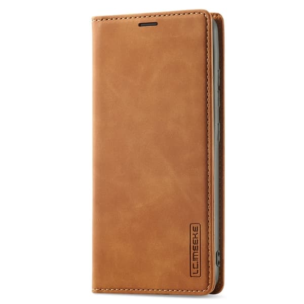 LC.IMEEKE Samsung Galaxy A13 4G flip case - Ruskea Brown