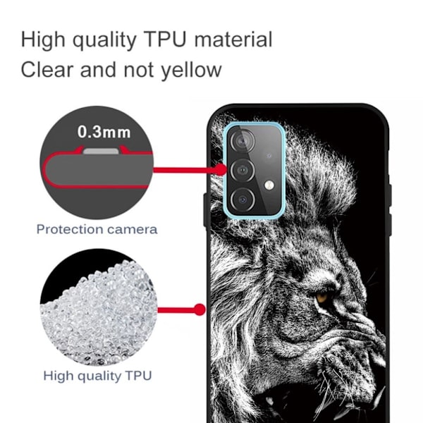 Imagine Samsung Galaxy A72 5G skal - Silver/Grå Silvergrå