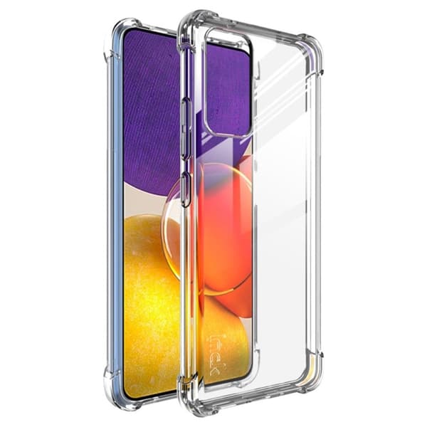 IMAK Airbag Cover Samsung Galaxy Quantum 2 / A82 5G - Läpinäkyvä Transparent