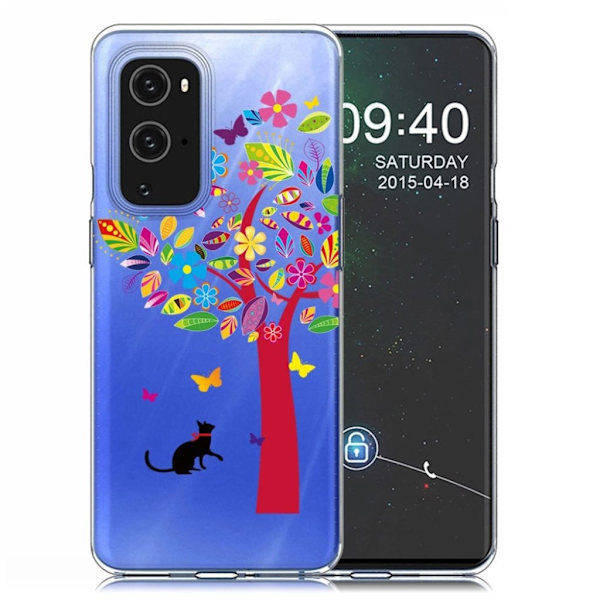 Deco OnePlus 9 Pro skal - Katt Och Träd multifärg