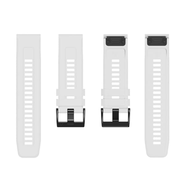 Garmin Fenix 7X klockarmband i silikon - Vit Vit
