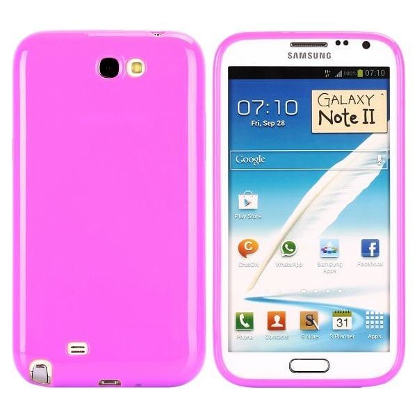 Candy Colors (Vaaleanvioletti) Samsung Galaxy Note 2 Silikonikuori Purple