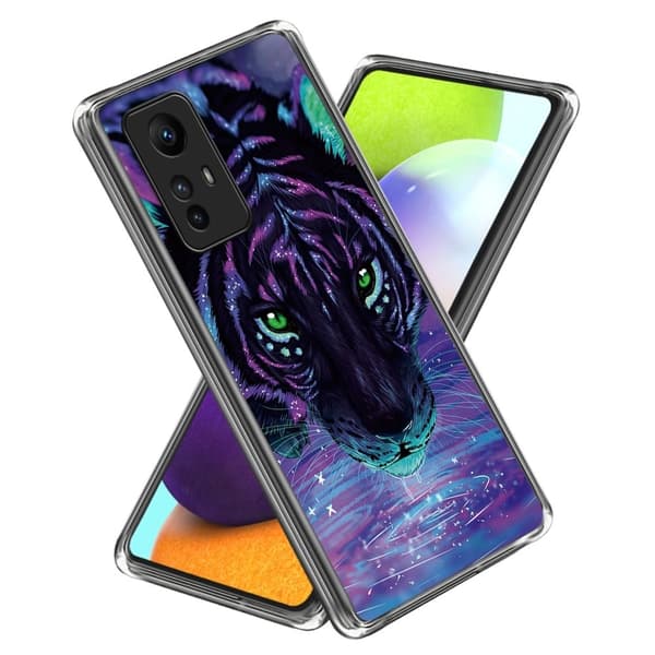 Deco Xiaomi Redmi Note 12S deksel - Natt Tiger Purple