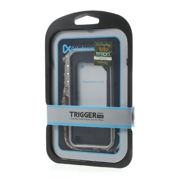 Premium (Hopea) iPhone 6 Metallinen Bumper Silver grey