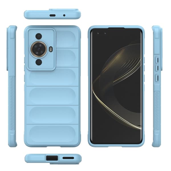 Blødt grebsformet cover til Huawei Nova 11 Pro / Huawei Nova 11 Ultra - Blå Blue