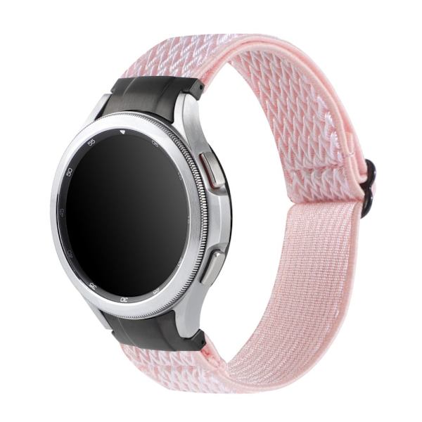 Samsung Galaxy Watch 5 / 4 elastisk nylonrem - Lyserød Pink