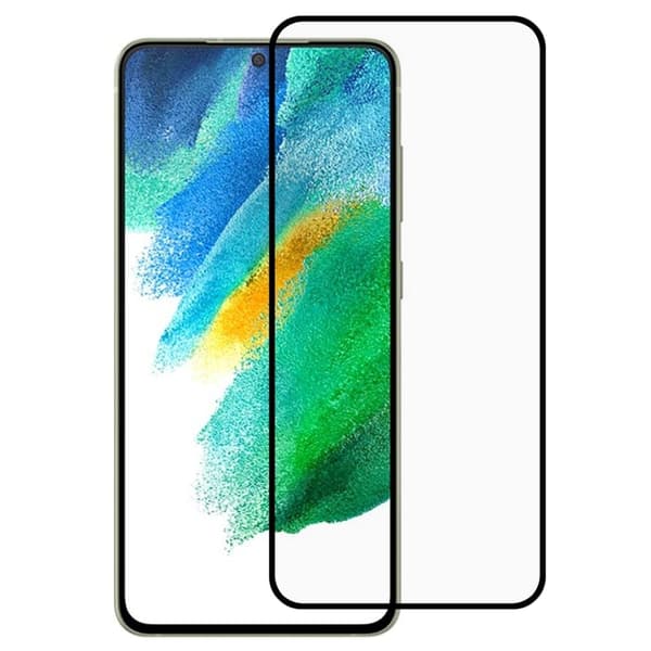 Samsung Galaxy S21 FE kosketusherkkä ja temperoitu suojalasi Transparent