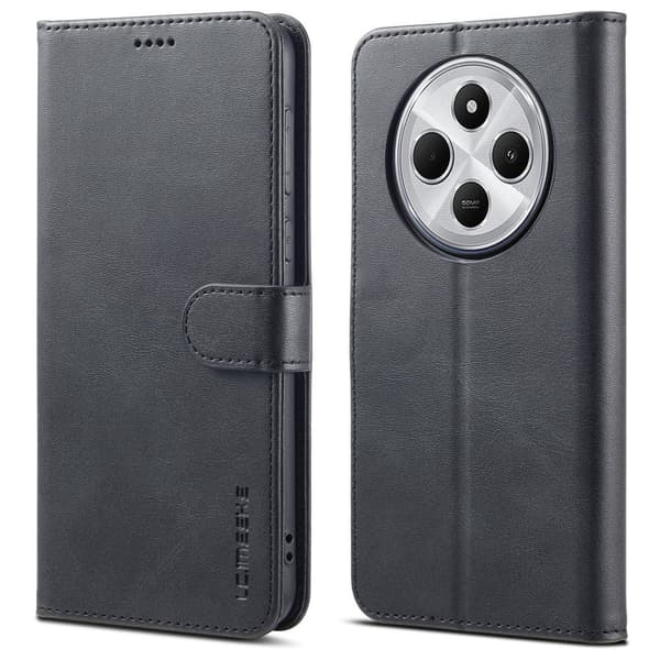 LC.IMEEKE Xiaomi Redmi A4 flip etui - Svart Black