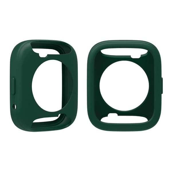 Xiaomi Redmi Watch 3 Active Silicone Strap Replacement Wrist Band with Watch Case - Dark Green Green