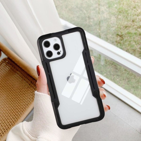 Shockproof Protection Suojakuori For iPhone 13 Pro - Musta / Musta Black