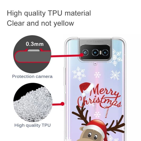 Christmas ASUS Zenfone 7 Pro etui - Waving Brown