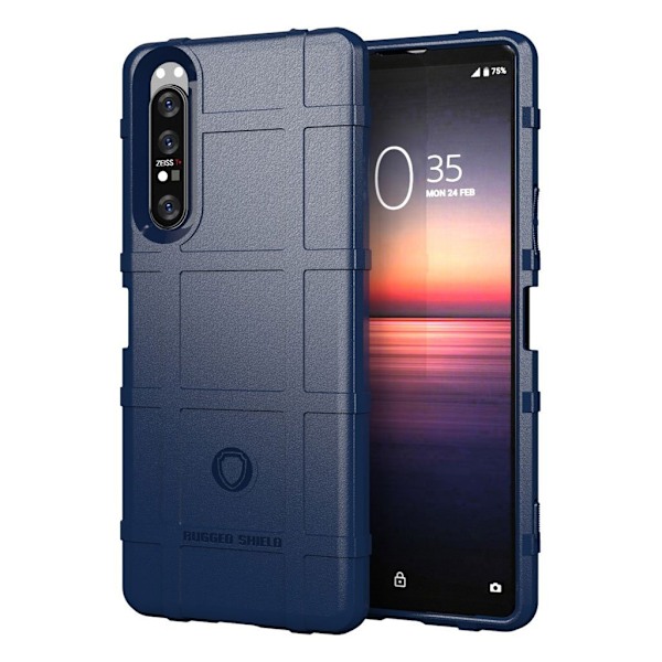Rugged Shield Sony Xperia 1 II deksel - Blå Blue