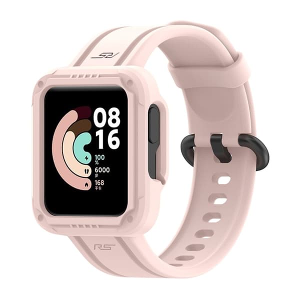 Skyddande klockarmband i silikon för Xiaomi-klocka - Rosa Rosa