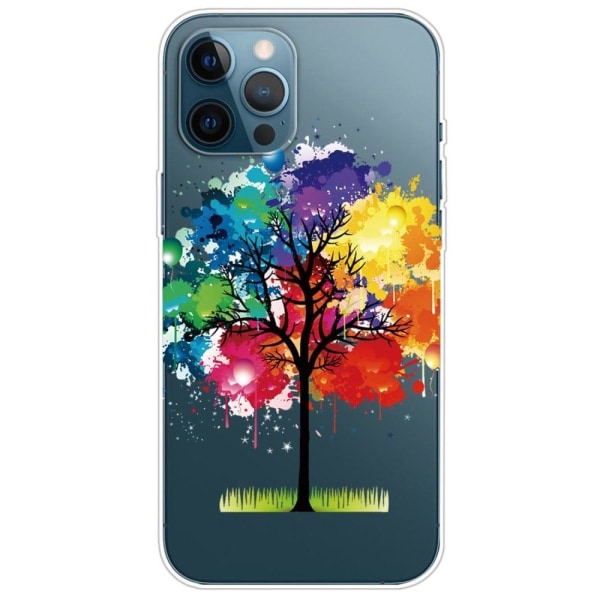 Deco iPhone 14 Pro Max skal - Färgglatt Träd multifärg
