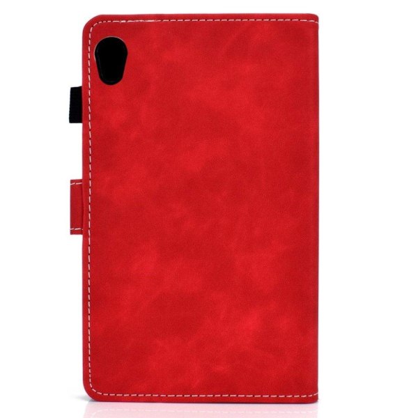 Lenovo Tab M10 HD Gen 2 microfiber leather case - Red Röd