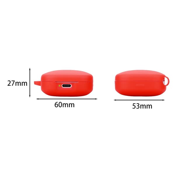 Xiaomi Redmi Buds 6 Active Silikonisuojus Bluetooth-kuulokkeiden holkki, jossa on kadonnut solki - Matcha Vihreä Green