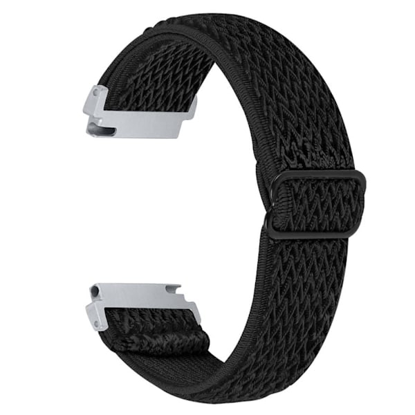 Amazfit GTR 47mm / Pace elastiskt klockarmband med justerbart spänne - Svart Svart