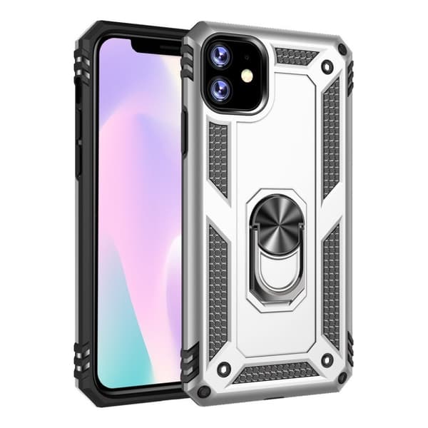 Bofink Combat iPhone 11 Pro kuoret - Hopea Silver grey
