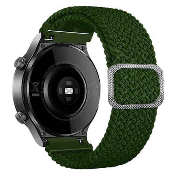 22 mm universal nylonrem med spænde - Grøn Green