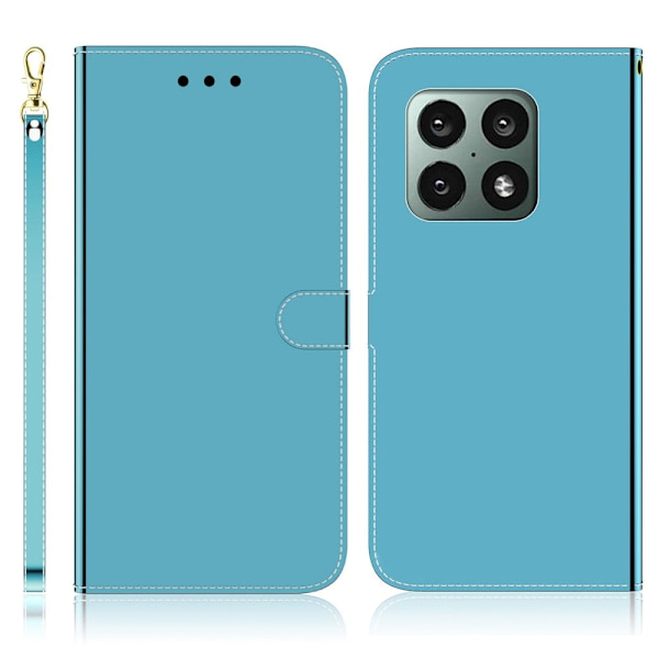 Mirror OnePlus 10 Pro Flip Etui - Blå Blue
