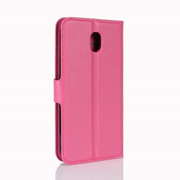 Samsung Galaxy J5 (2017) Lækkert læder etui - Rosa Purple