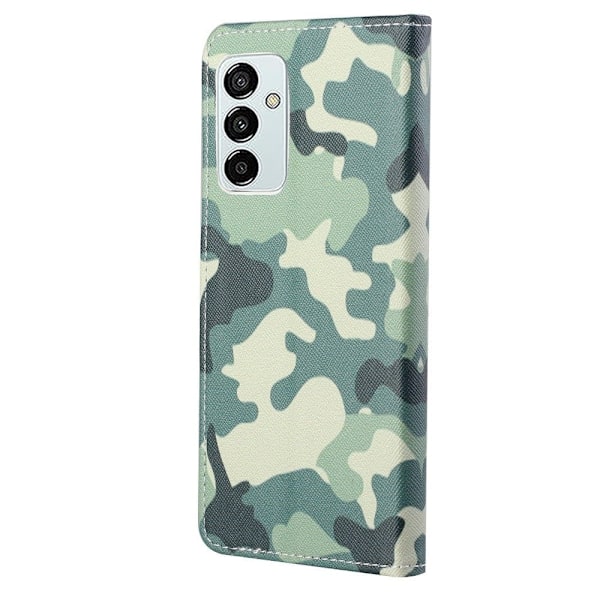 Wonderland Samsung Galaxy M23 flip etui - Camouflage Green