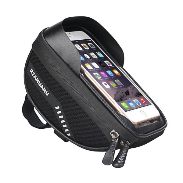 Universal waterproof touchscreen bicycle handlebar bag for 7.1-i Silver grey