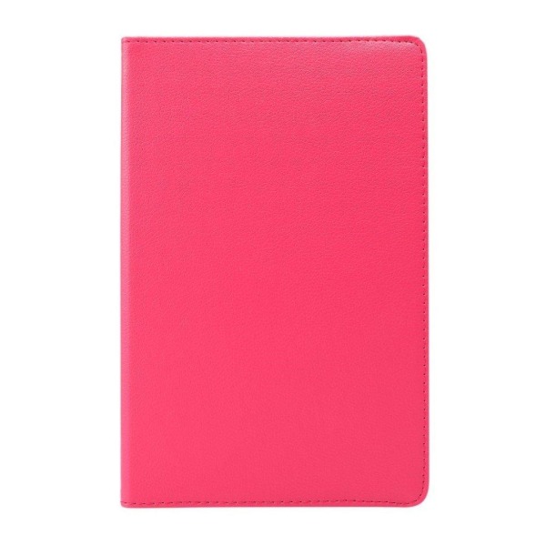 Lenovo Tab M10 FHD Plus 360 graders litchi-tekstur læderetui - Rose Pink