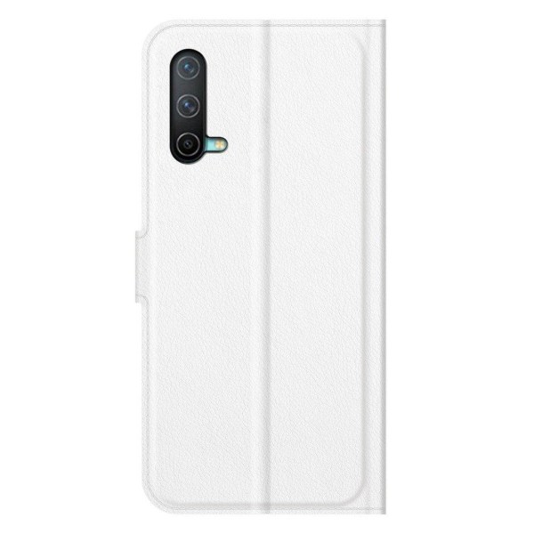 Klassisk OnePlus Nord CE 5G flip etui - Hvid White