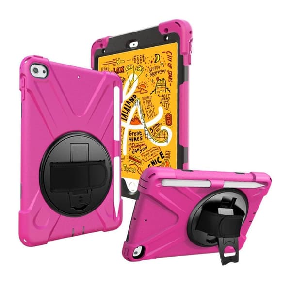 iPad Mini (2019) X-formet 360-graders cover - lyserød Pink