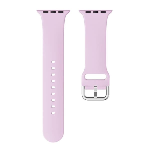 Apple Watch Series 5 40mm silikone Urrem - Lyselilla Purple