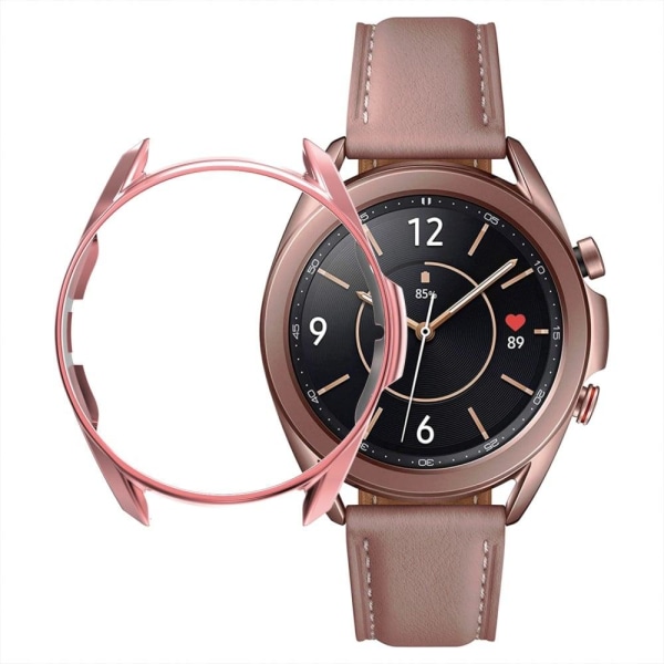 Samsung Galaxy Watch 3 (41mm) galvanoitu suojus - Pinkki Pink