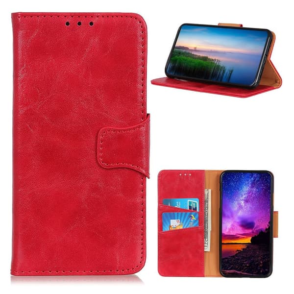 Neptune ZenFone 6 ZS630KL læderetui – Rød Red
