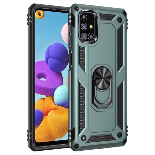 Bofink Combat Samsung Galaxy M31s skal - Grön Grön