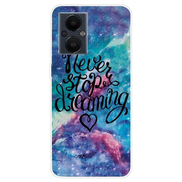 Deco OnePlus Nord N20 5G Etui - Never Stop Dreaming Multicolor