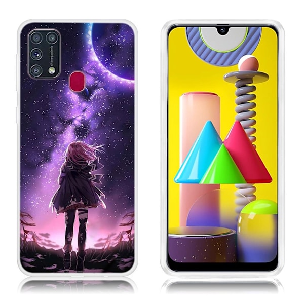 Deco Samsung Galaxy M31 Cover - Skønhed mønster Multicolor