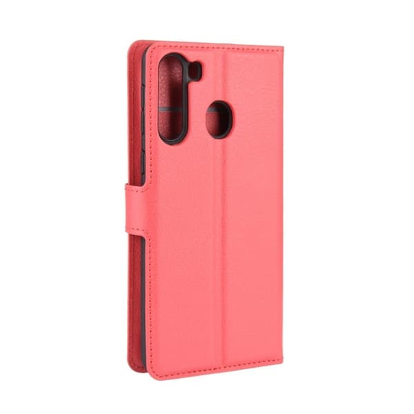 Classic Samsung Galaxy A21 flip etui - Rød Red