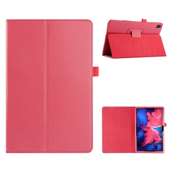 Lenovo Tab P11 Pro litchi texture leather case - Rose Pink