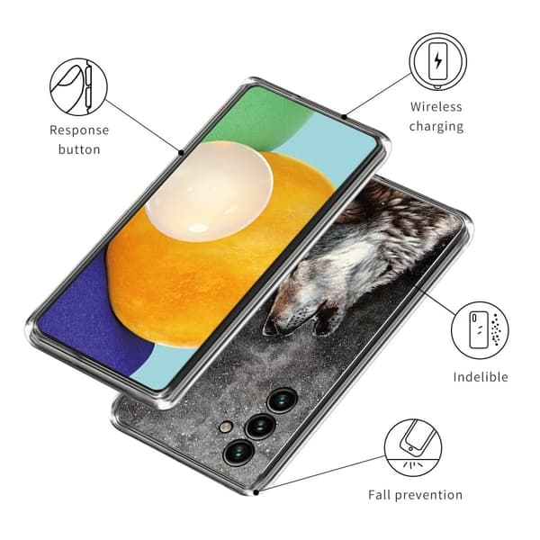 Deco Samsung Galaxy A54 Etui - Ulv Black