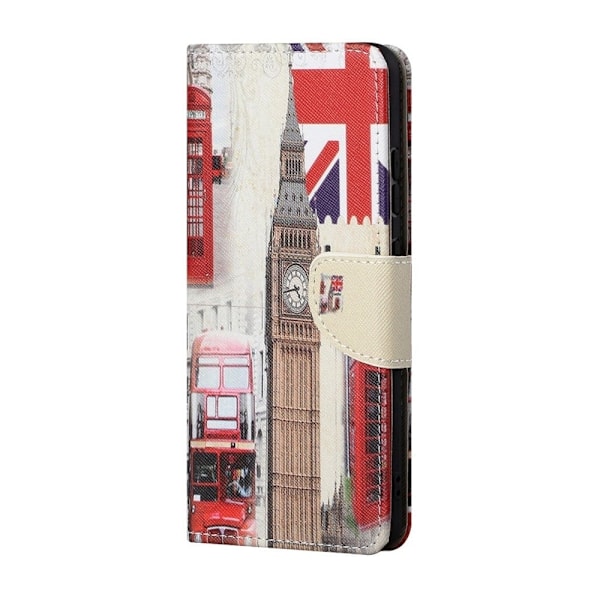 Wonderland Samsung Galaxy M53 5G flip kuoret - Lontoo Big Ben Multicolor