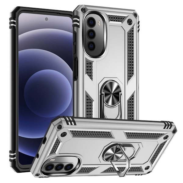 Bofink Combat Motorola Moto G52 skal - Silver/Grå Silvergrå