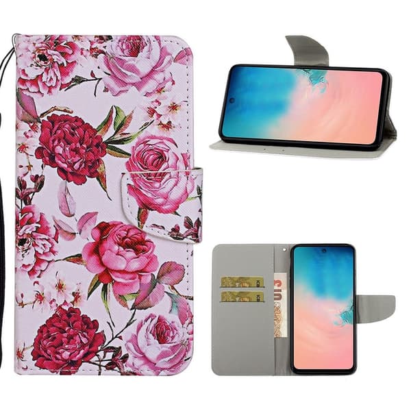 Wonderland Samsung Galaxy S20 Flippetui - Blomster Pink