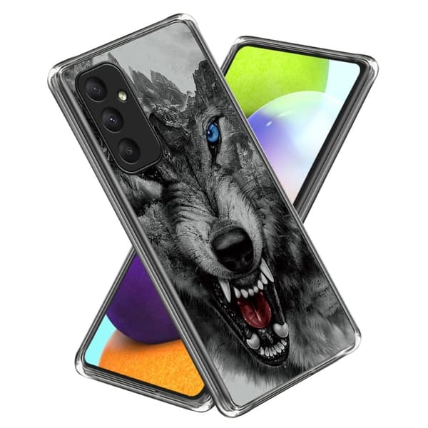 Deco Samsung Galaxy A35 kotelot - Hurja Susi Silver grey