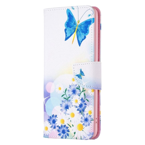 Wonderland Sony Xperia 5 III flip kuoret - Perhonen Ja Kukkia Multicolor