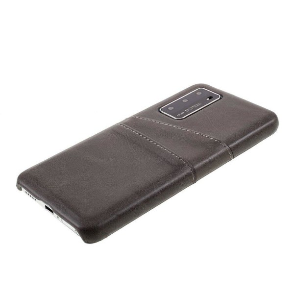 Dual Card Cover - Huawei P40 - Grå Silver grey